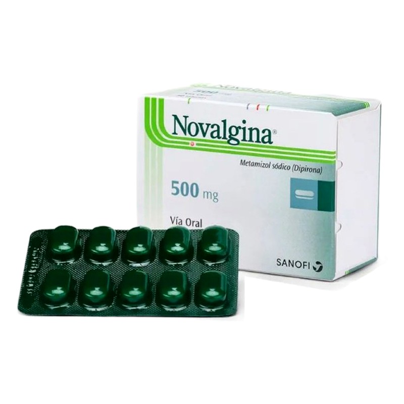 NOVALGINA (metamizol sódico) 500mg x 100 Tabletas Lab. SANOFI