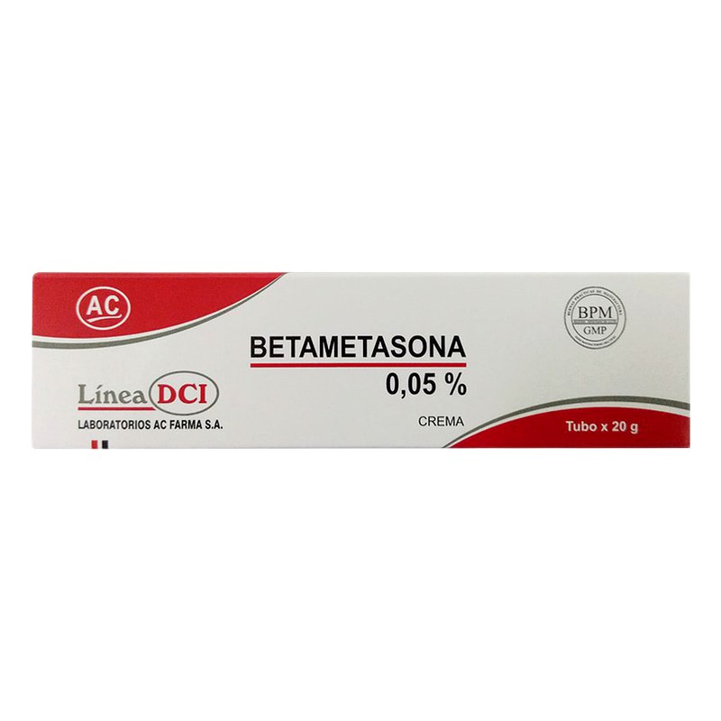 BETAMETASONA 0.05% CREMA X 20g Lab. AC FARMA