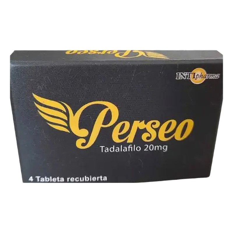 PERSEO (tadalafilo) 20mg x 4 TAB. Lab. INTI PHARMA