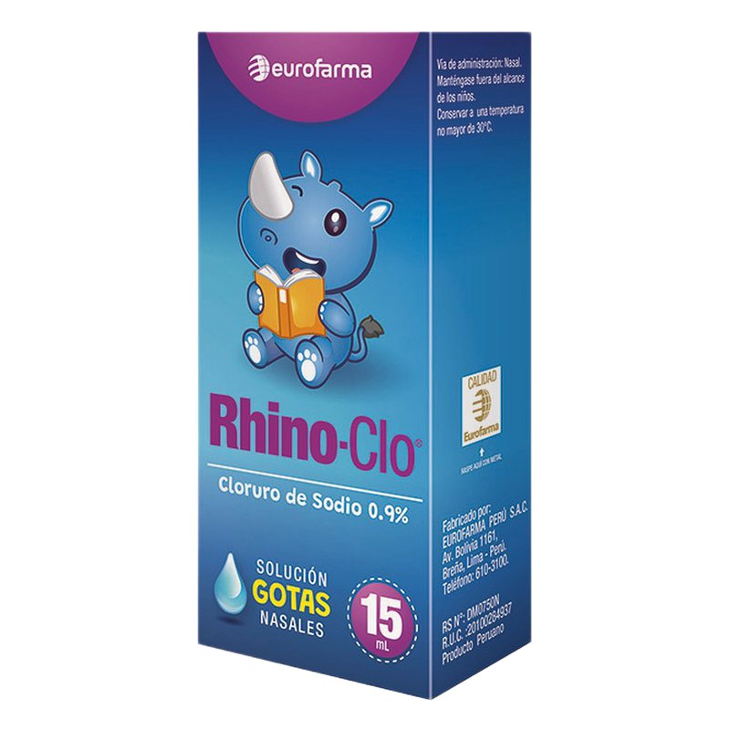 RHINO-CLO 0,9% SOL.NASAL x15ml Lab. EUROPHARMA