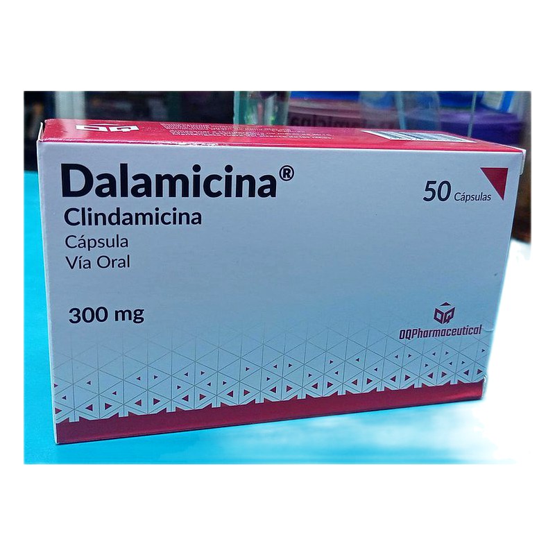 DALAMICINA (Clindamicina) 300mg x 50 Capsulas Lab. OQCORP