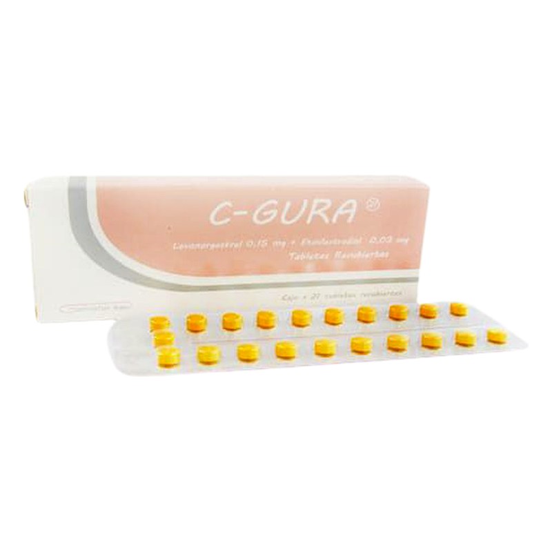 C-GURA 21 x 21 Tabletas Recubiertas Lab. GEMEFAR