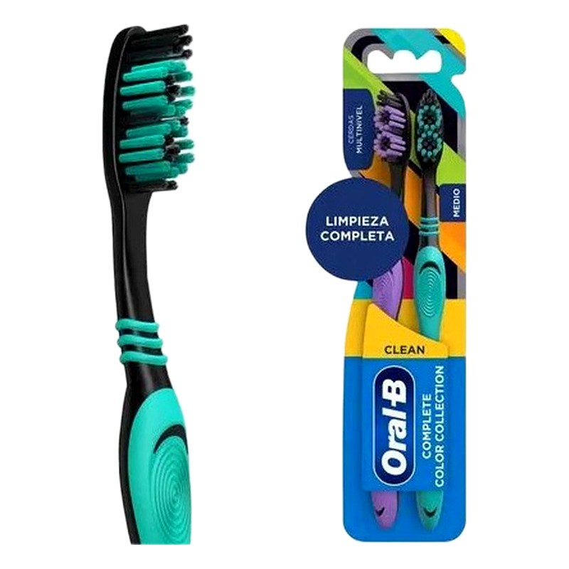 CEPILLO DENTAL ORAL B CLEAN COMPLETE PACK x 2 unid