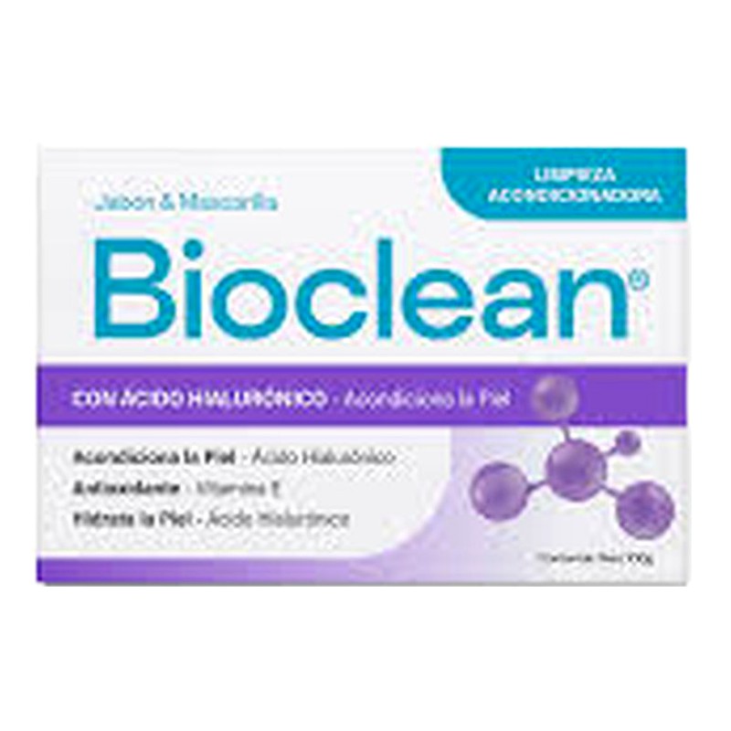 JABON MASCARILLA BIOCLEAN ACIDO HIALURONICO Barra x 100 g Lab. GOBRA