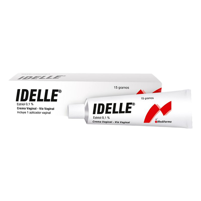 IDELLE (Estriol) O.1% Crema Vaginal x 15 g Lab. MEDIFARMA