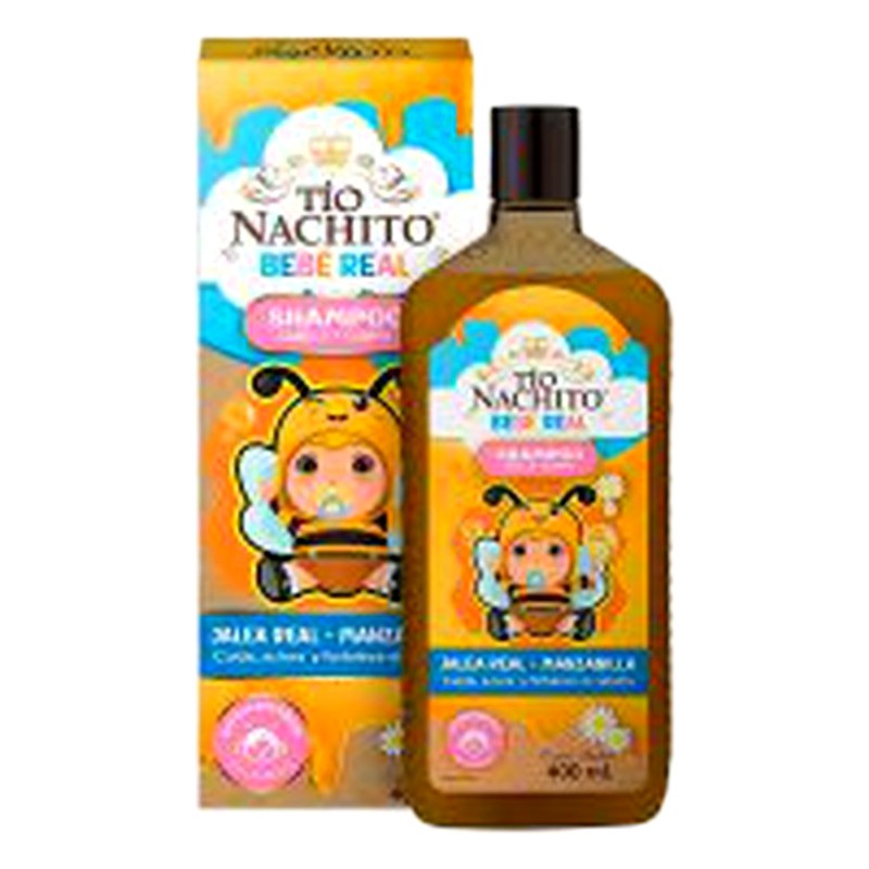 SHAMPOO TIO NACHO BEBE REAL Frasco x 400 ml