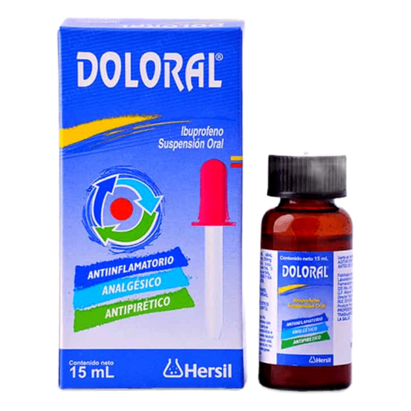 DOLORAL (Ibuprofeno) 40mg/ml Gota x 15ml Lab. HERSIL