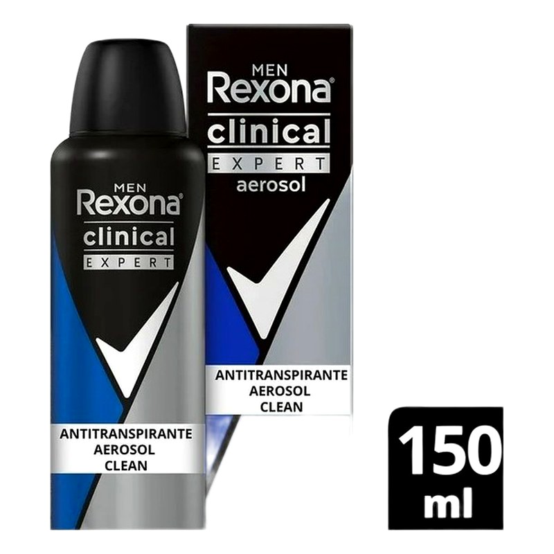 DESODORANTE REXONA CLINICAL CLEAN MEN HOMBRE Spray x 150 ml