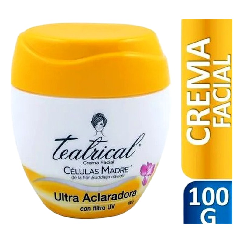 CREMA FACIAL TEATRICAL ACLARADORA Pote x 100 g