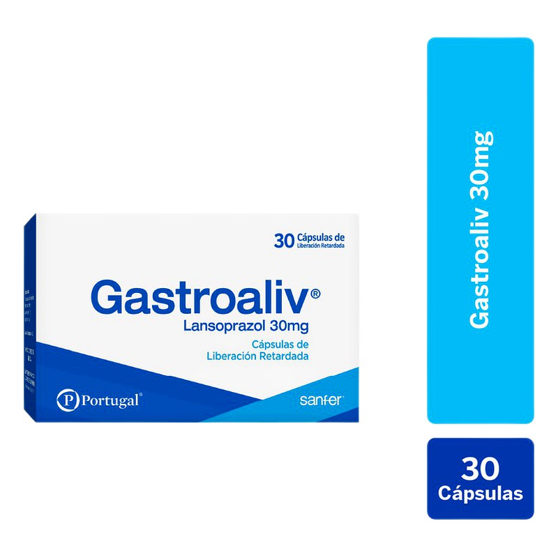 GASTROALIV (Esomeprazol) 30 mg x 30 Capsulas de Liberación Retardada Lab. PORTUGAL