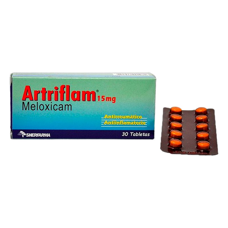 ARTRIFLAM (Meloxicam) 15 mg X 100 Tabletas Lab. SHERFARMA