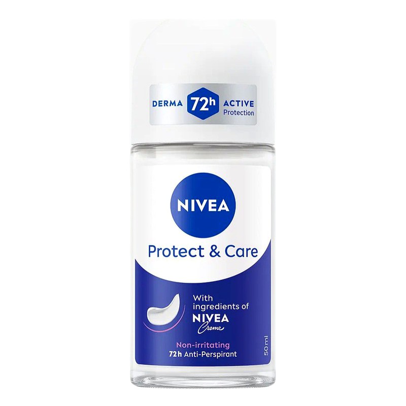 DESODORANTE NIVEA PROCTECT &amp; CARE MUJER Roll on x 50 ml  