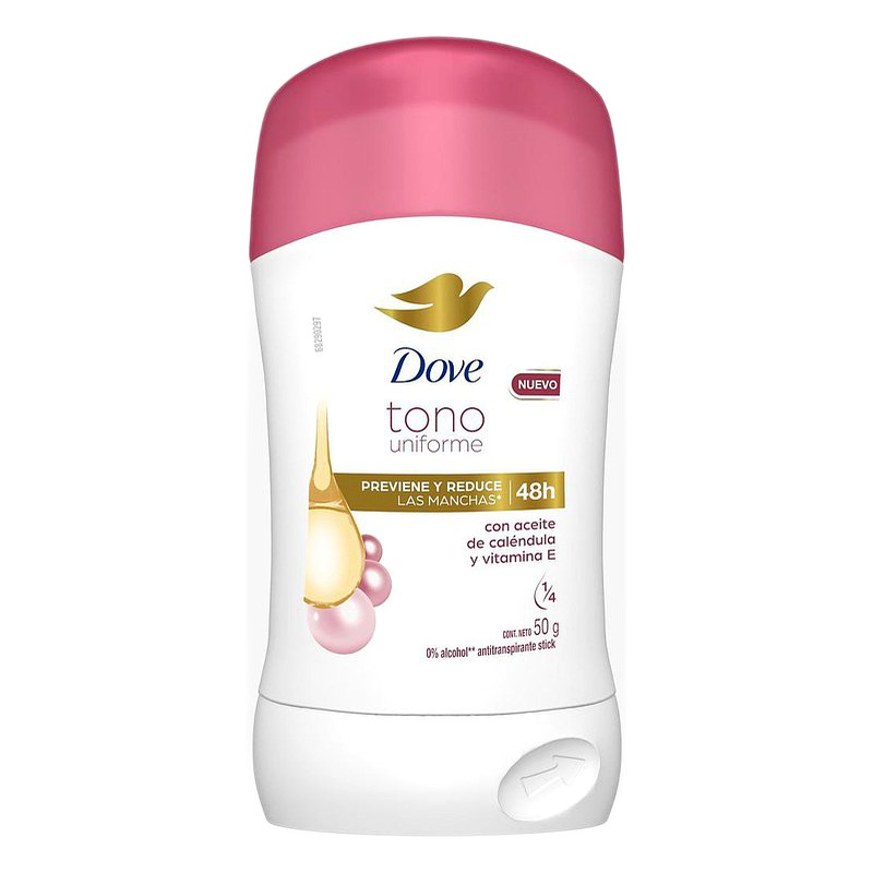DESODORANTE DOVE TONO UNIFORME CALENDULA CON VITAMINA E MUJER Barra x 45 g