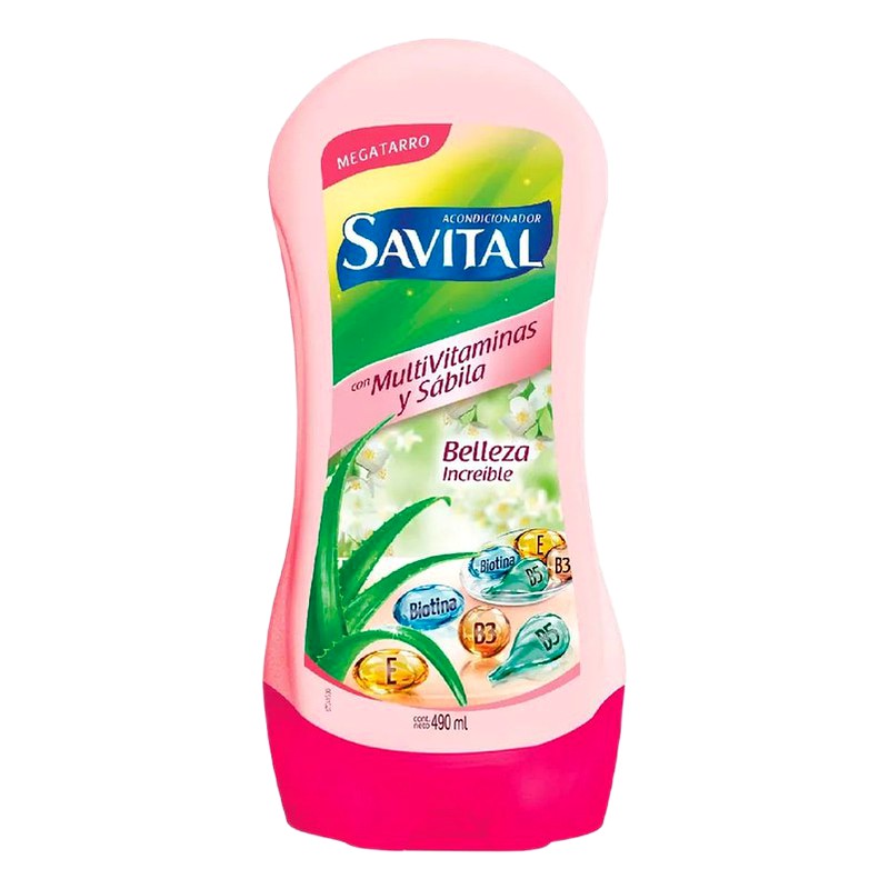 ACONDICIONADOR SAVITAL MULTIVITAMINAS Y SABILA Frasco x 490 ml