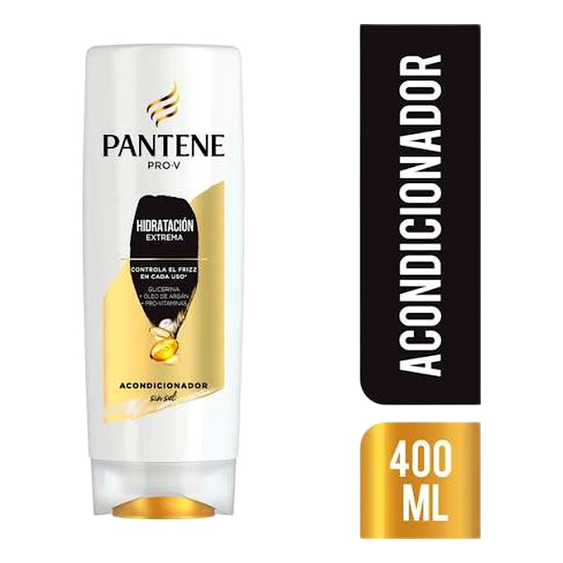 ACONDICIONADOR PANTENE HIDRATACION SIN SAL Frasco x 400 ml