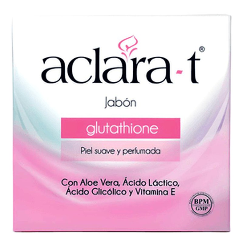 JABON ACLARA-T GLUTATHIONE (ROSADO) Barra x 80 g